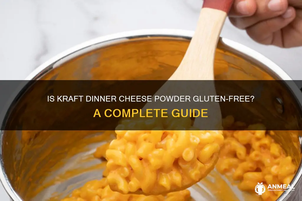 is kraft dinner cheese powder gluten free