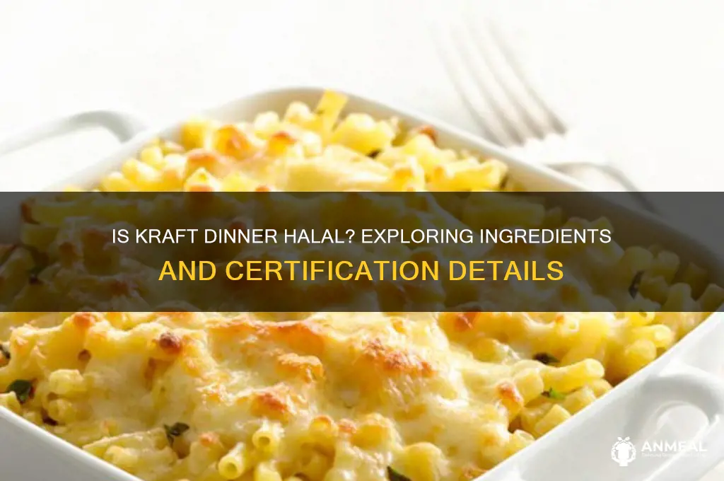 is kraft dinner halal
