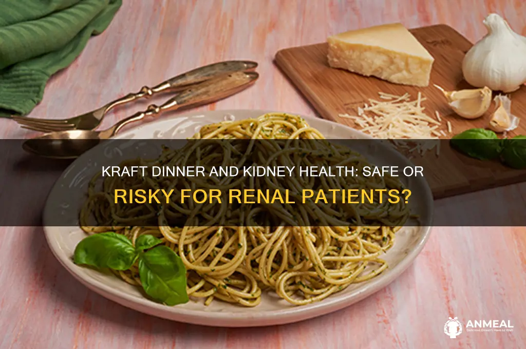 is kraft dinner ok for a renal patient