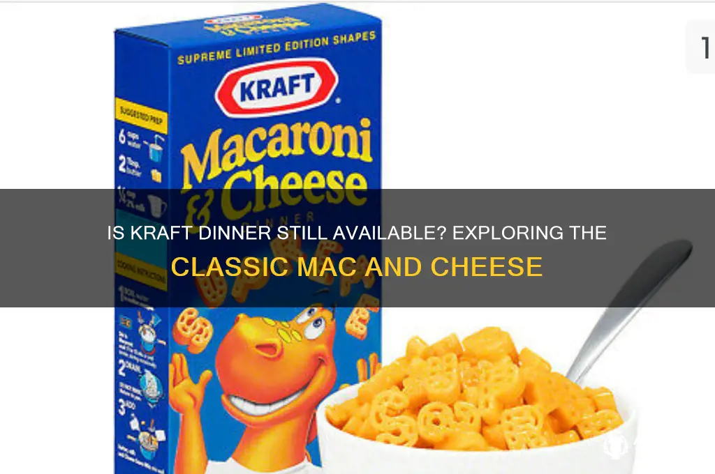 is kraft dinner still available