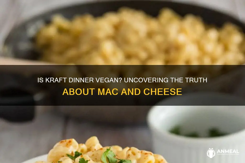 is kraft dinner vegan