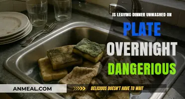 Leaving Dinner Unwashed Overnight: A Hidden Health Hazard?