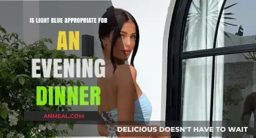 Is Light Blue Evening-Appropriate? Dress Code Decoded for Dinner Parties