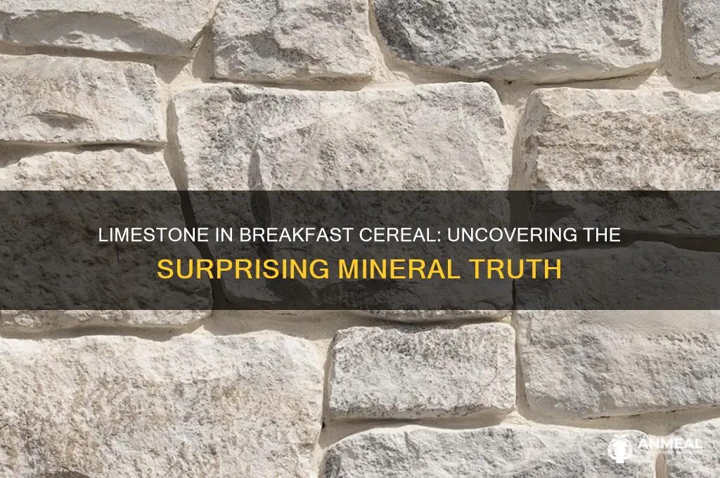 is limestone in breakfast cereal