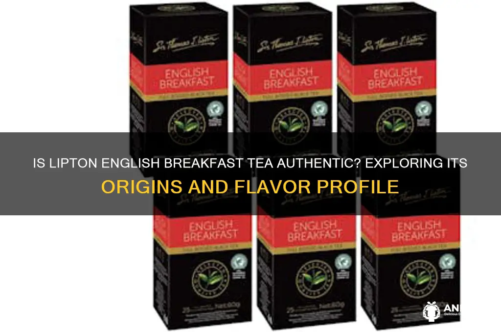 is lipton english breakfast