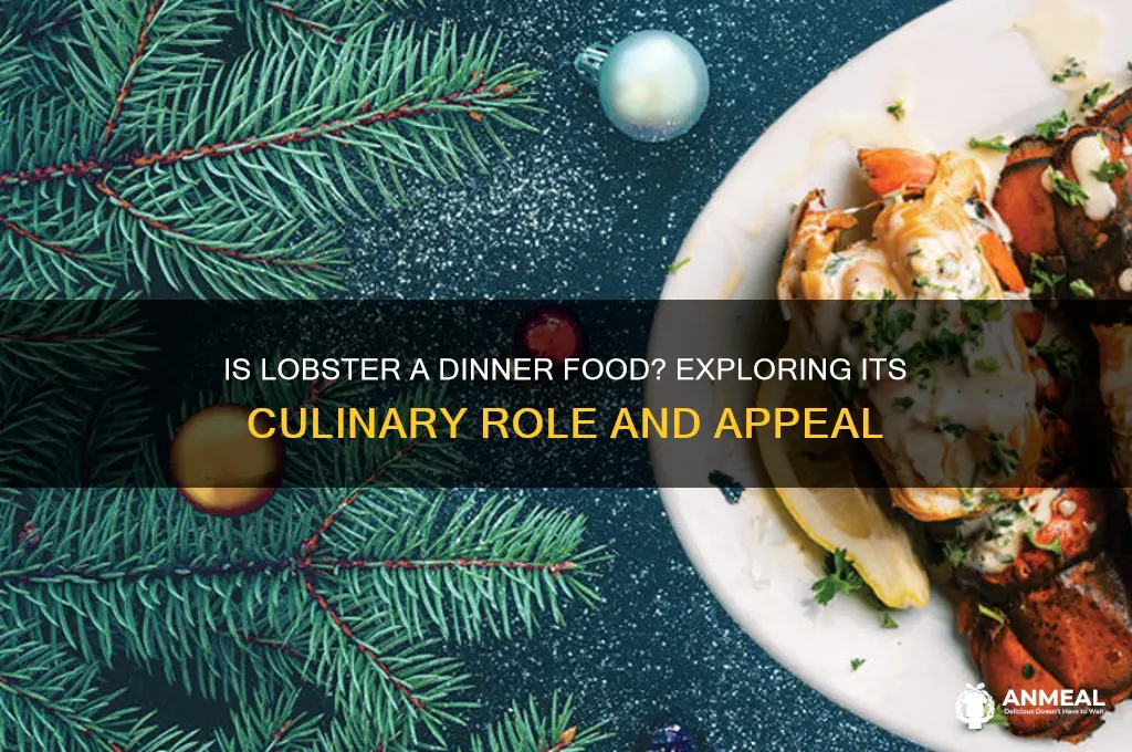 is lobster a dinner food