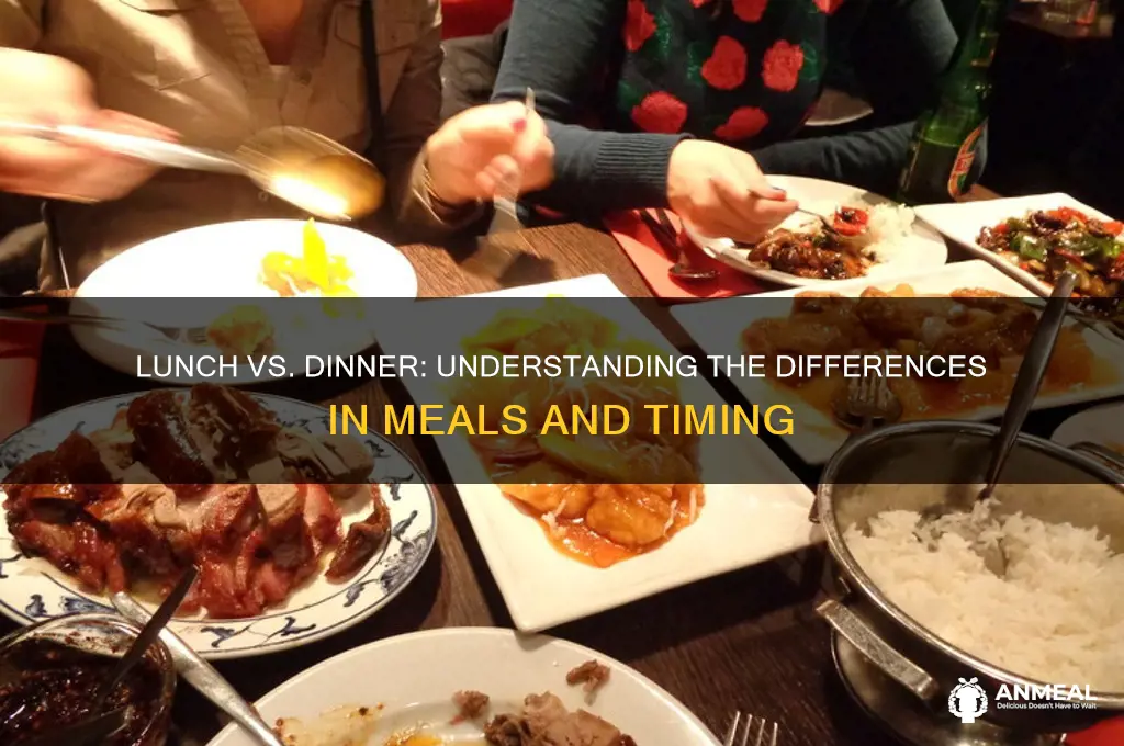 is lunch and dinner the same