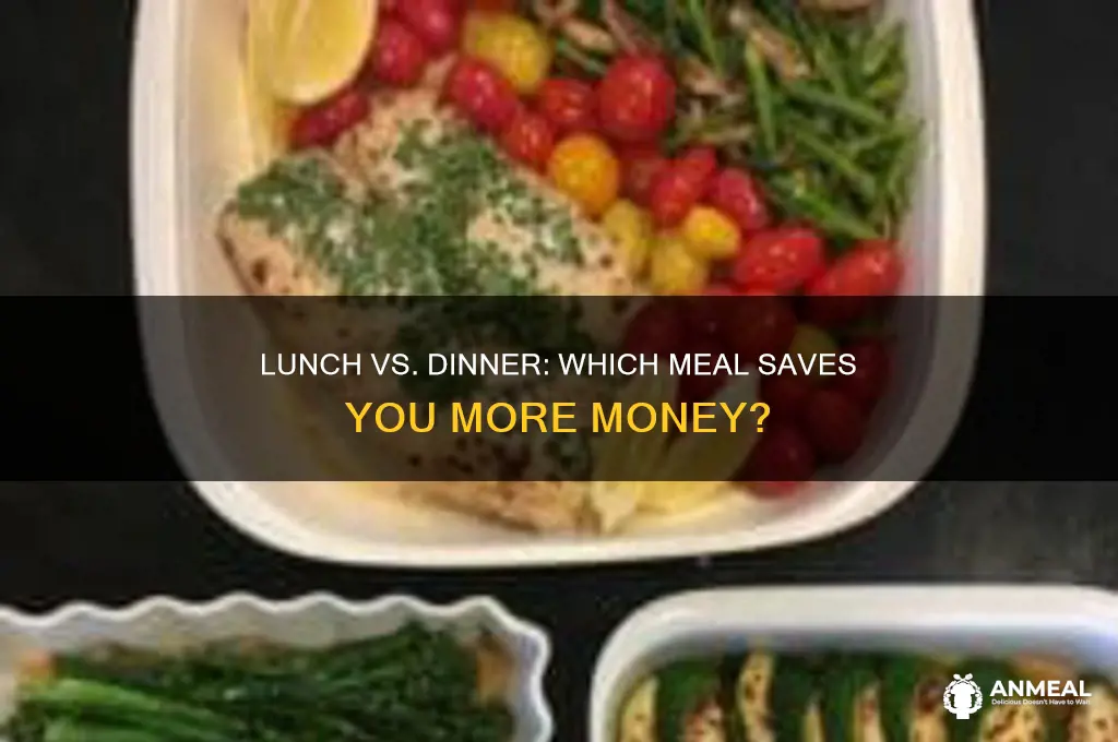is lunch or dinner cheaper