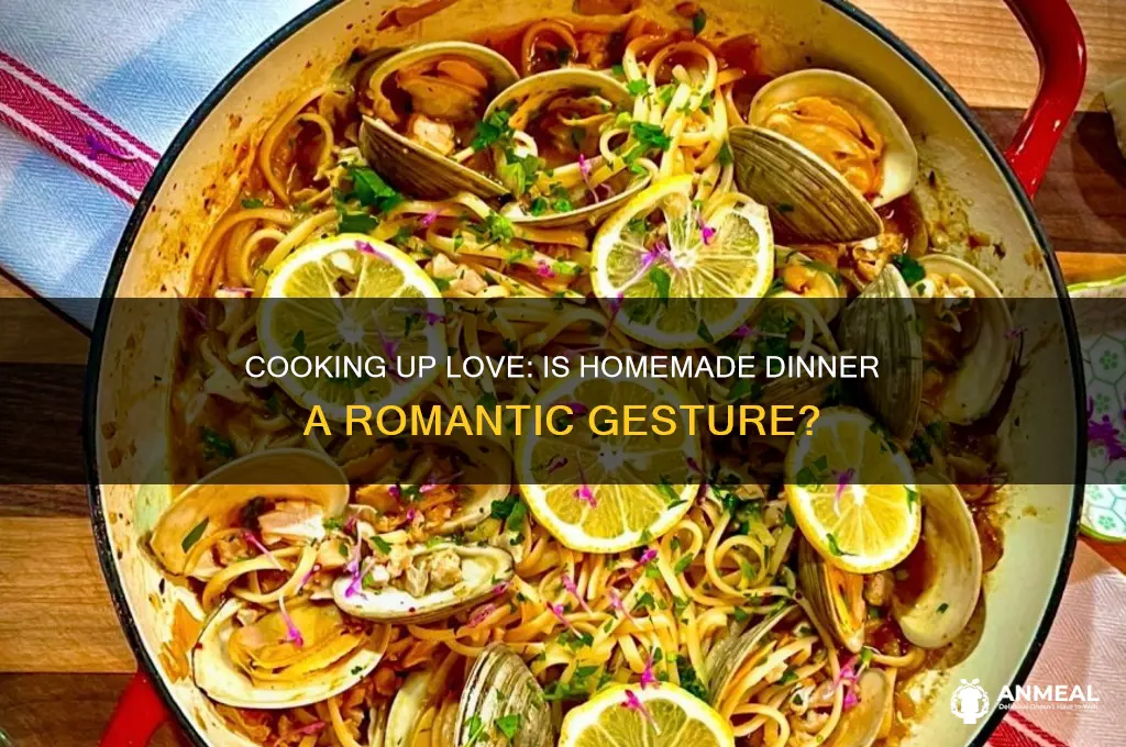 is making someone dinner a common romantic trope