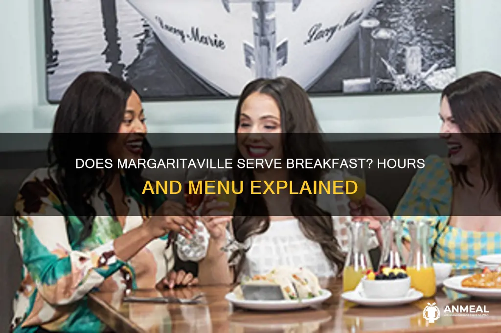 is margaritaville open for breakfast