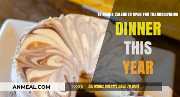 Marie Calendar's Thanksgiving Dinner 2023: Open or Closed?