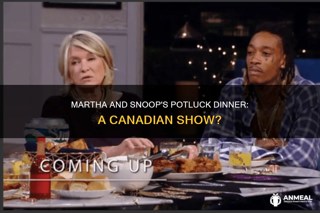 is martha and snoop potluck dinner canadian show