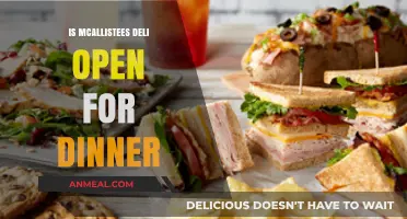 Is McAlister's Deli Open for Dinner? Hours and Menu Guide