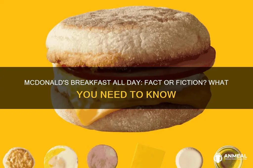 is mcdonals breakfast all day