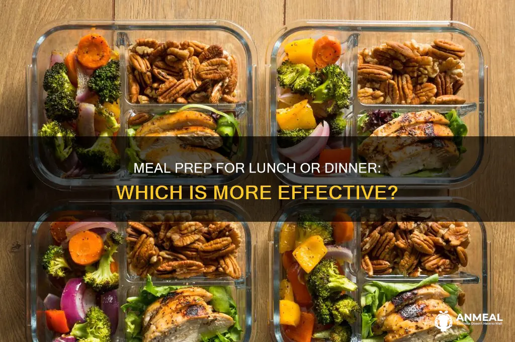 is meal prep for lunch or dinner