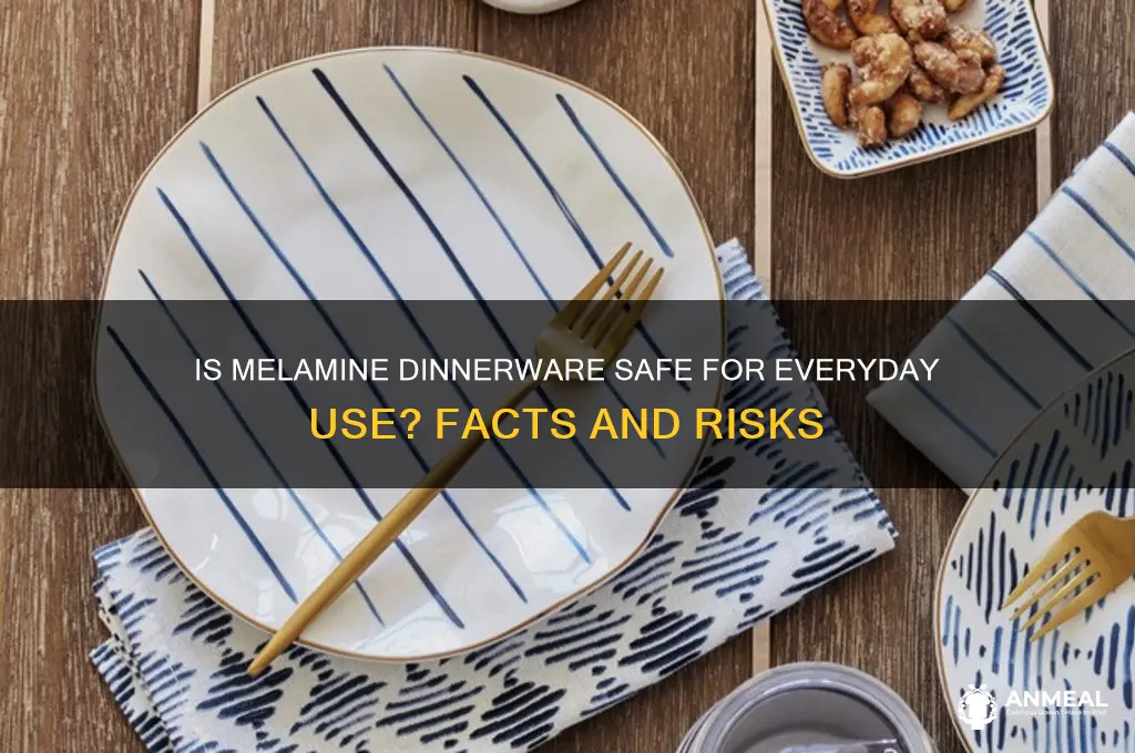 is melamine dinner set safe