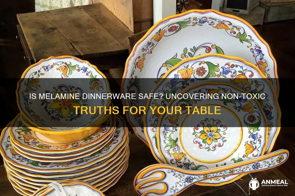 is melamine dinner ware safe and non toxic