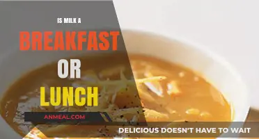 Milk at Breakfast or Lunch: Decoding Its Perfect Meal Pairing