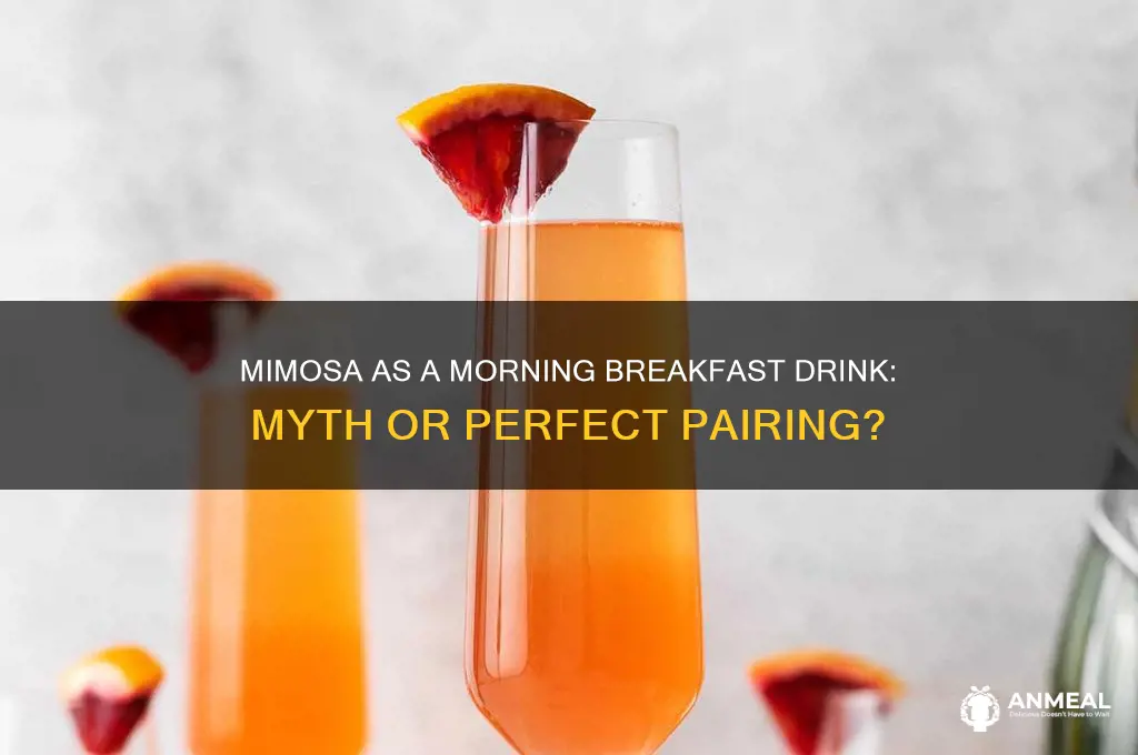 is mimosa a morning breakfast drink