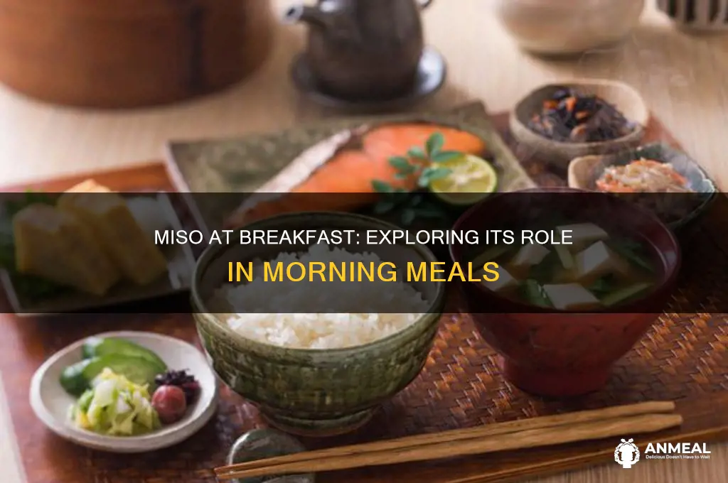 is miso used in breakfasts