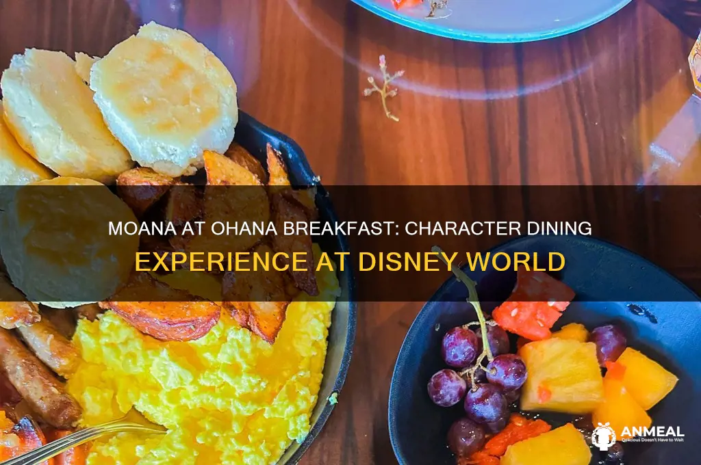 is moana at ohana breakfast