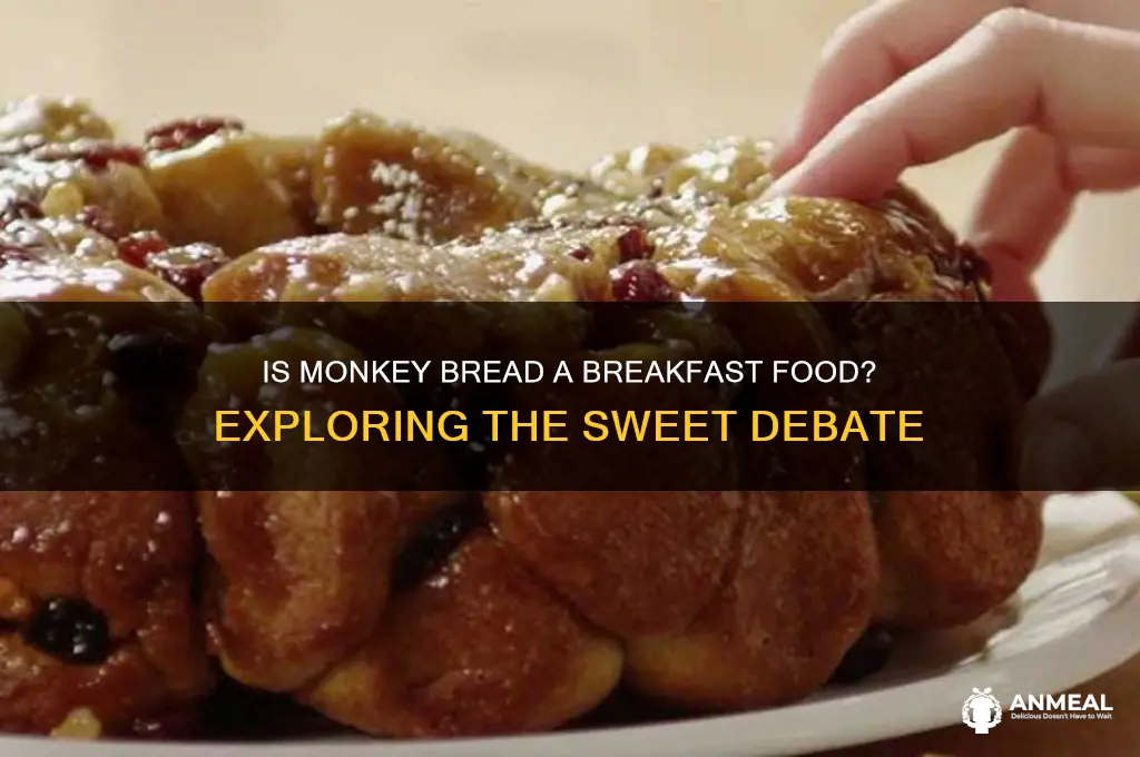 is monkey bread a breakfast food