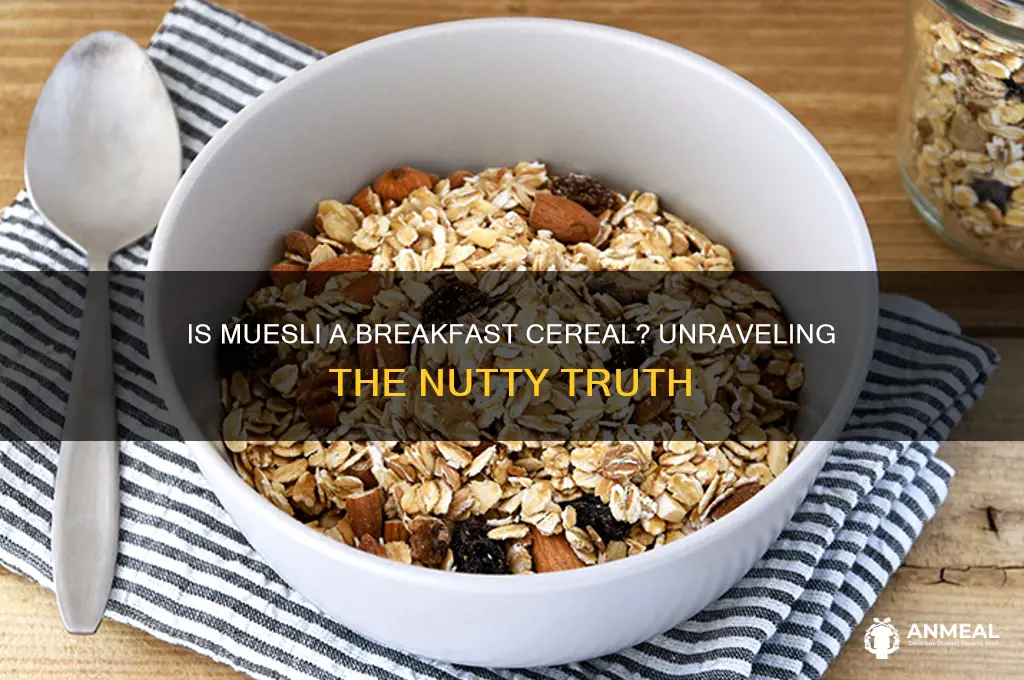 is muesli a breakfast cereal