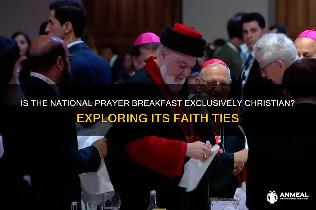 is natonal prayer breakfast chriistian