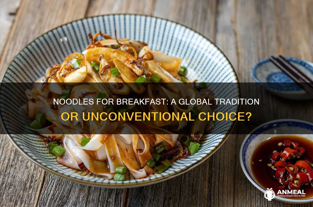 is noodles breakfast