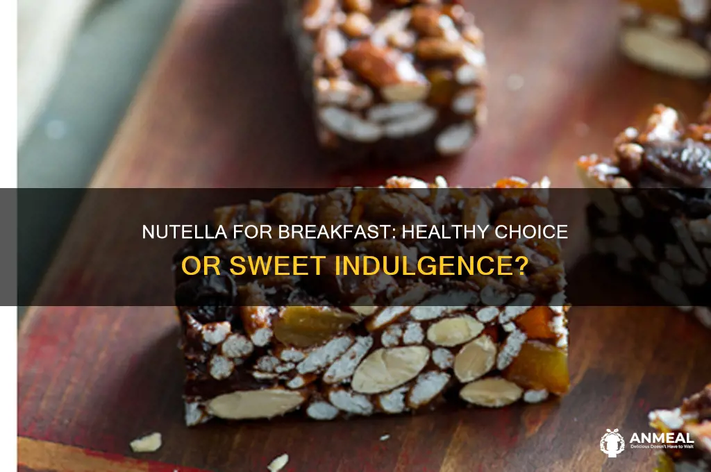 is nutella a breakfast food