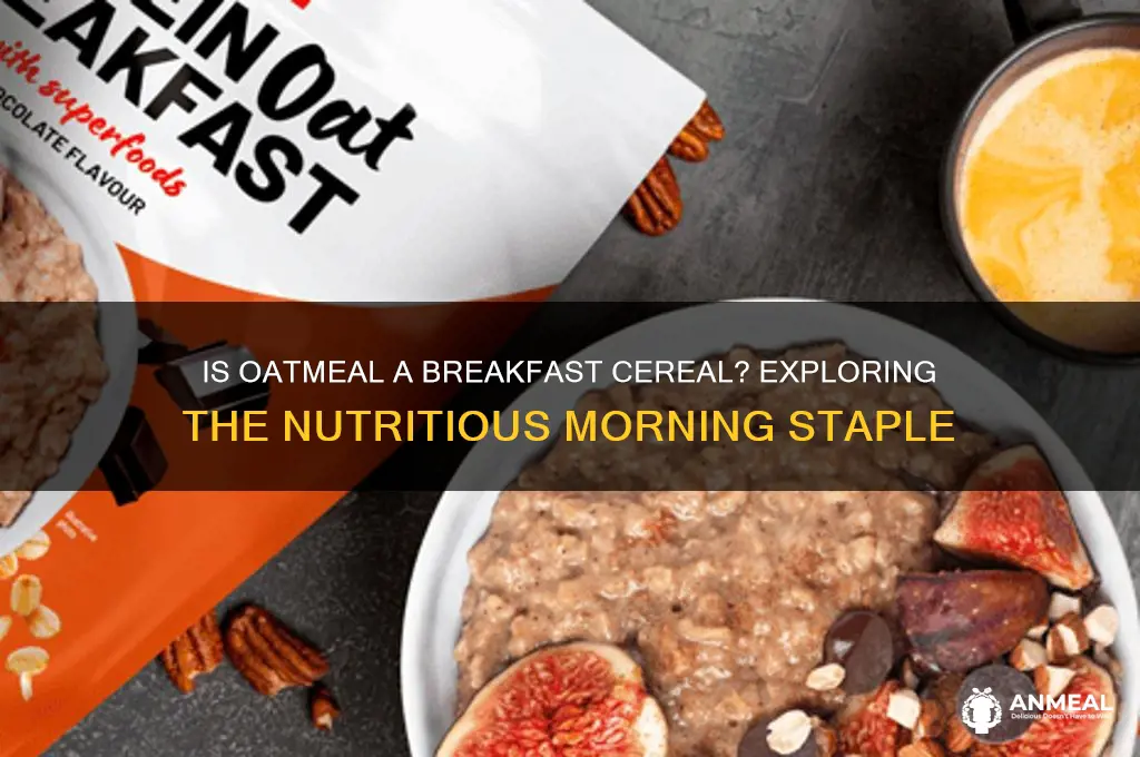 is oatmeal a breakfast cereal