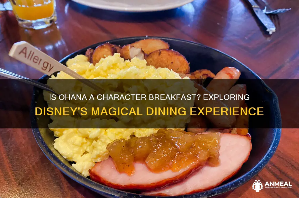 is ohana a character breakfast