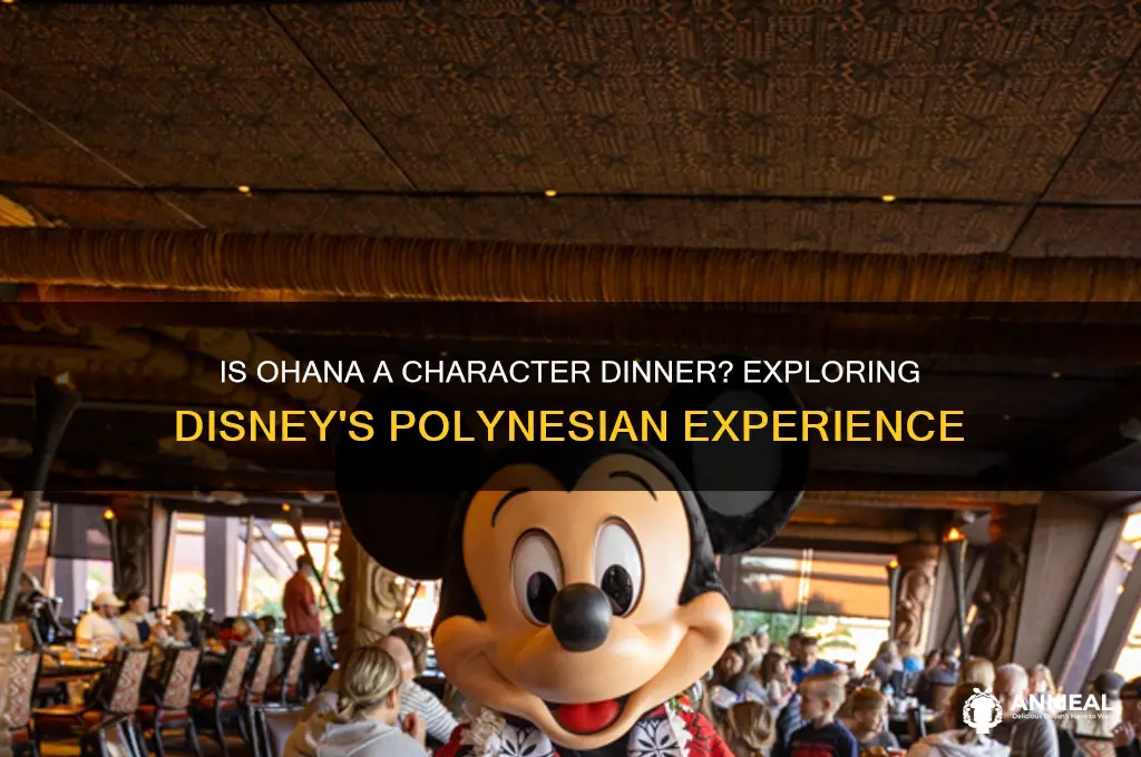 is ohana a character dinner