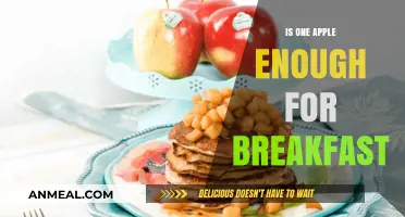 Is One Apple a Sufficient Breakfast Choice? Nutritionists Weigh In
