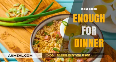 Is One Boiled Egg Enough for Dinner? Nutrition and Satisfaction Explained