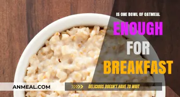 Is One Bowl of Oatmeal Enough for a Satisfying Breakfast?