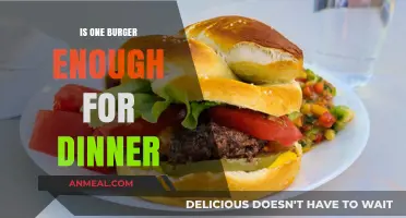 Is One Burger Enough for Dinner? A Satisfying Meal Debate