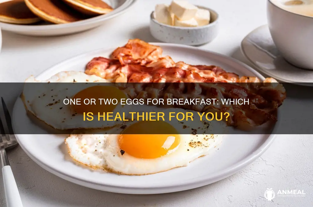 is one or two eggs for breakfast