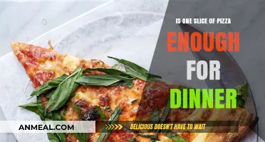 One Slice of Pizza for Dinner: Satisfying or Just a Snack?