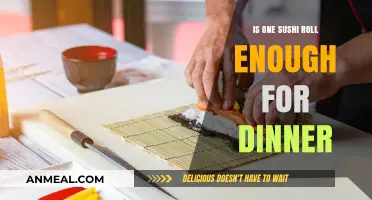 Is One Sushi Roll Enough for Dinner? Exploring Portion Sizes and Satisfaction