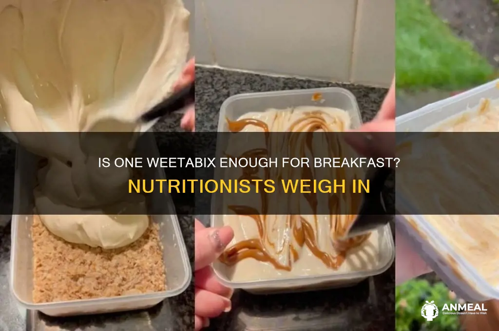 is one weetabix enough for breakfast