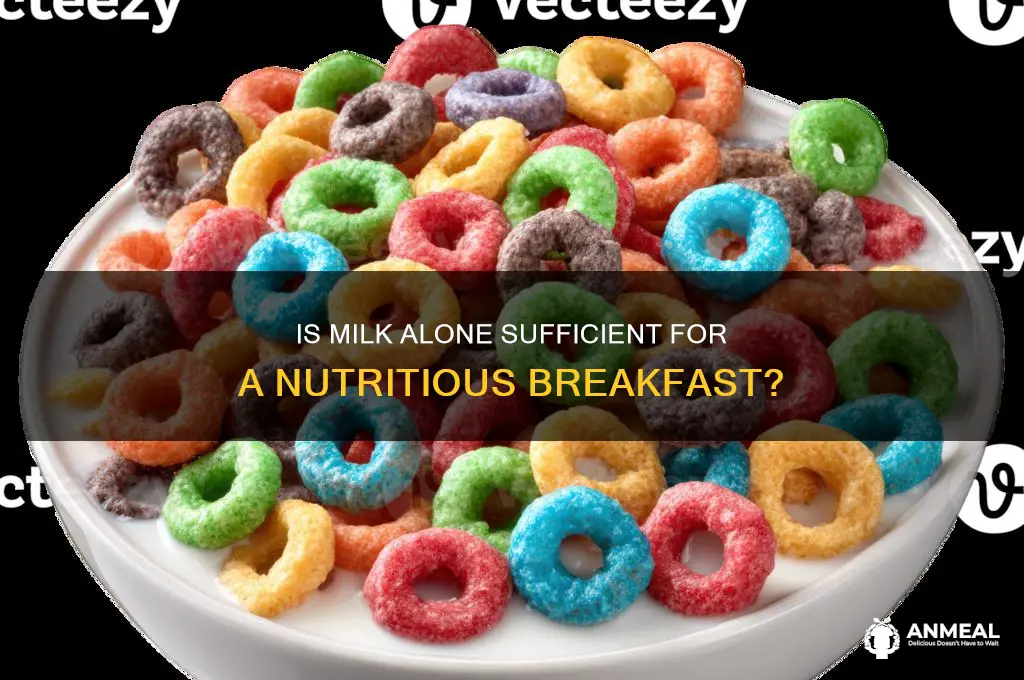 is only milk enough for breakfast