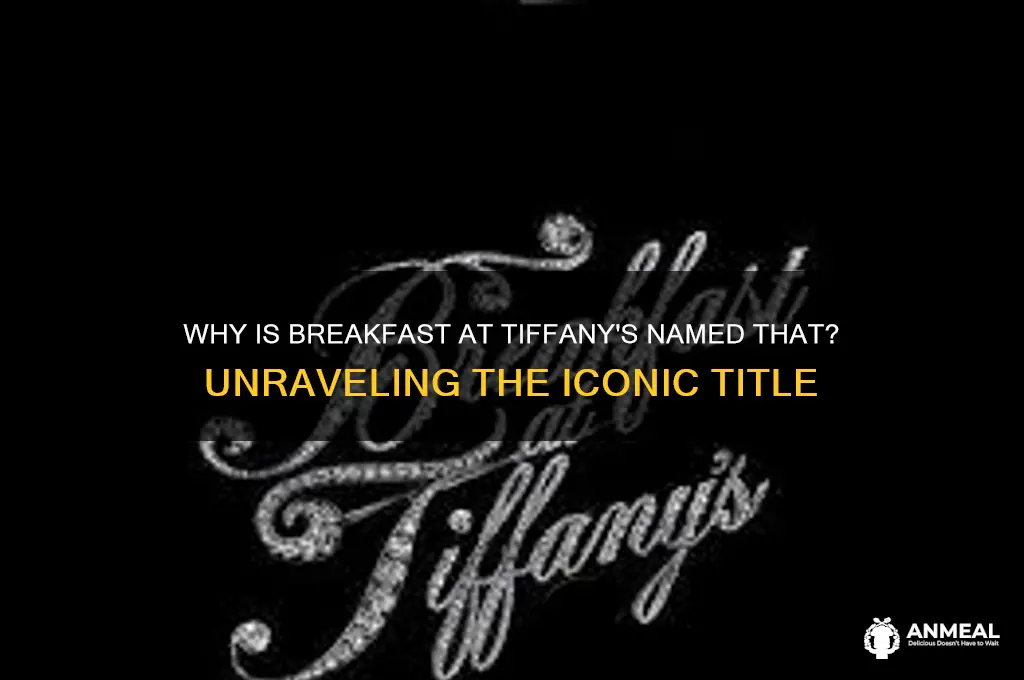 is os breakfast at tiffany