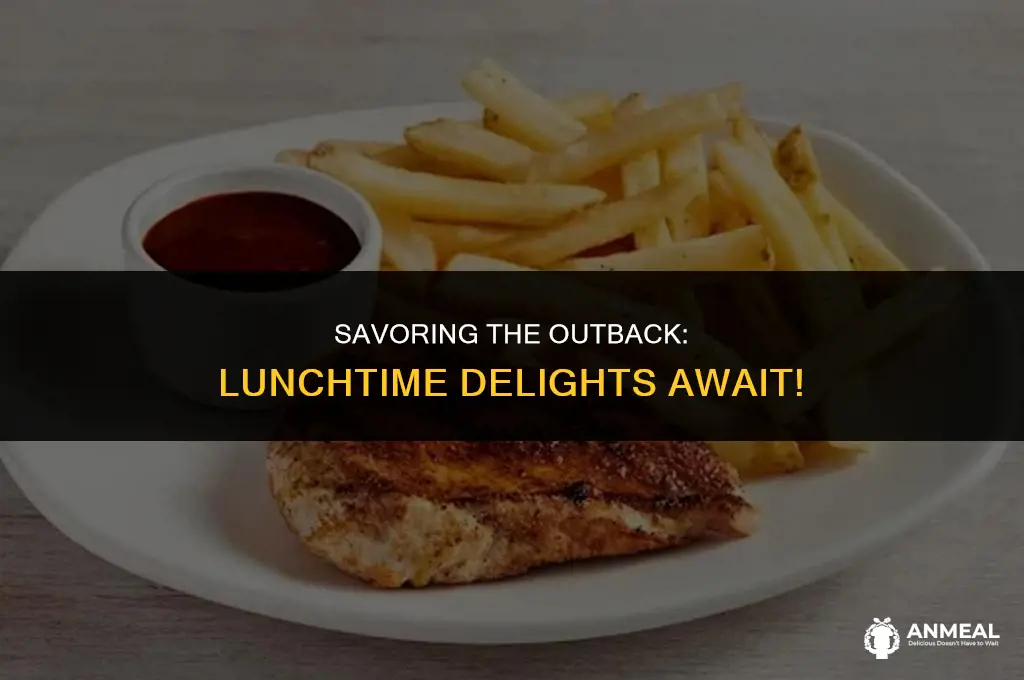 is outback open for lunch