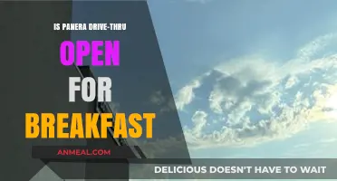 Is Panera Drive-Thru Open for Breakfast? Hours and Menu Guide