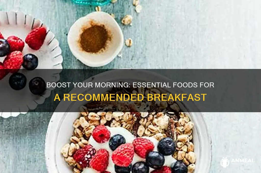 is part of your recommended breakfast