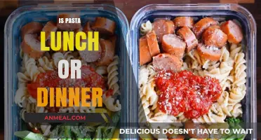 Pasta Anytime: Debating Lunch vs. Dinner for This Versatile Dish