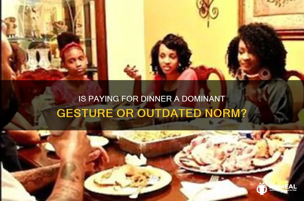 is paying for dinner dominant