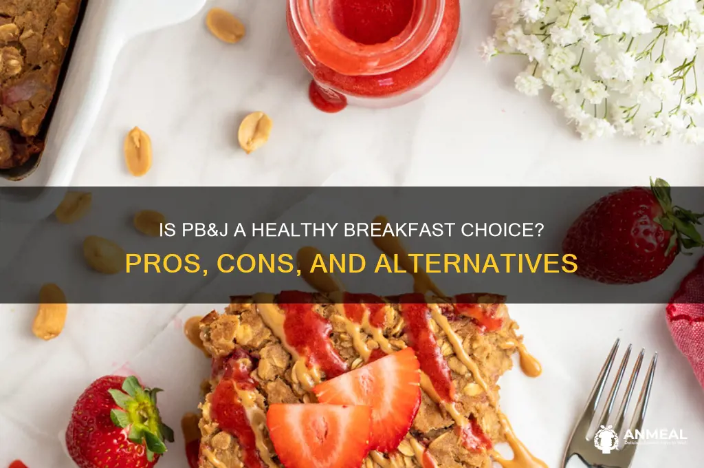 is pb&j bad for breakfast