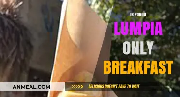 Pongu Lumpia: Breakfast Exclusive or Anytime Snack?